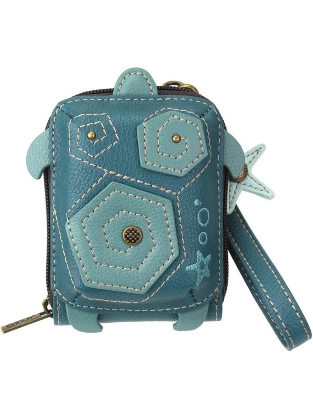 Cute Faux Leather RFID Credit Card Holder Wallet Wristlet for Women with Strap